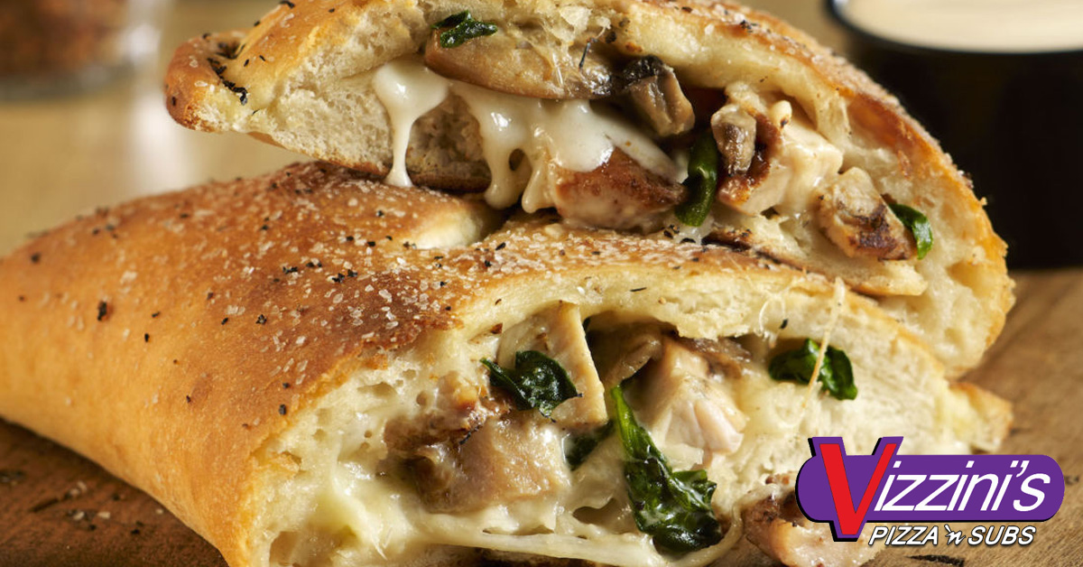 Chicken Spinach Calzone